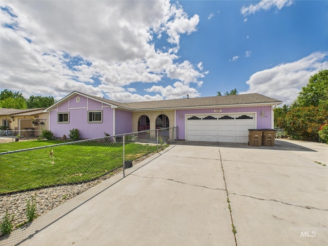1409 Blane, Emmett, ID 83617 - ranch-style home featuring concrete driveway and a garage