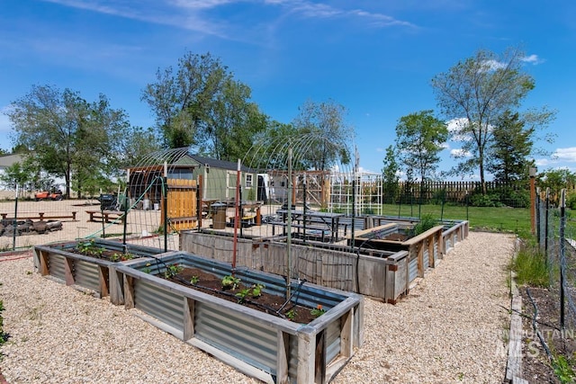 12456 S Lonnie Ln, Kuna, ID 83634 - view of play area featuring a vegetable garden