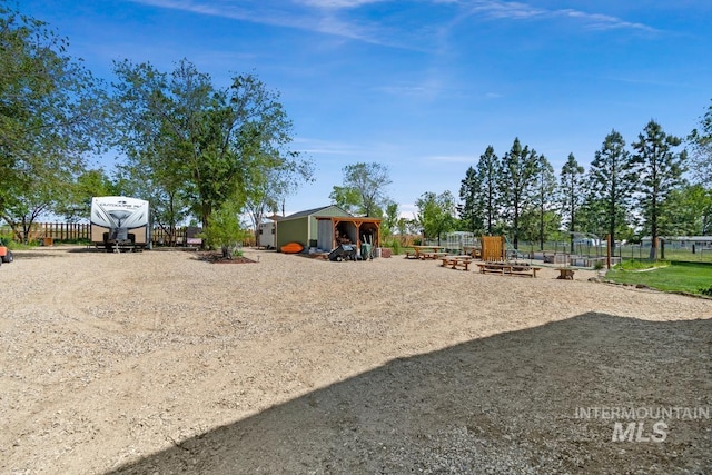 12456 S Lonnie Ln, Kuna, ID 83634 - view of yard featuring an outdoor structure
