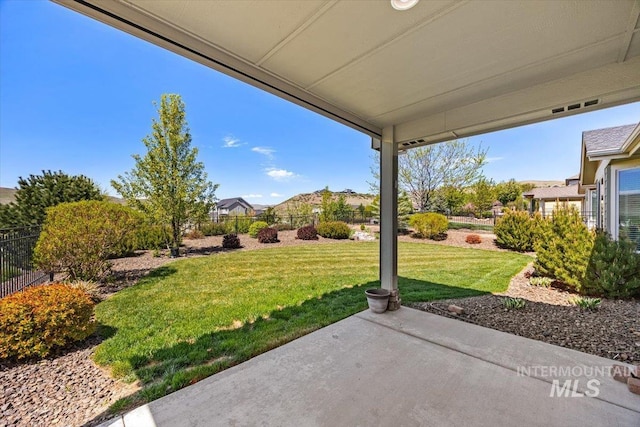 18555 N Goldenridge Pl, Boise, ID 83714 - view of yard with a patio area and fence