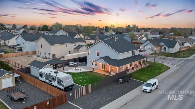 1430 NE Quigley St, Mountain Home, ID 83647 - aerial view featuring a residential view