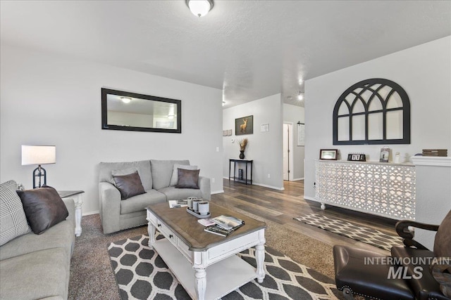 1430 NE Quigley St, Mountain Home, ID 83647 - living area with baseboards and wood finished floors
