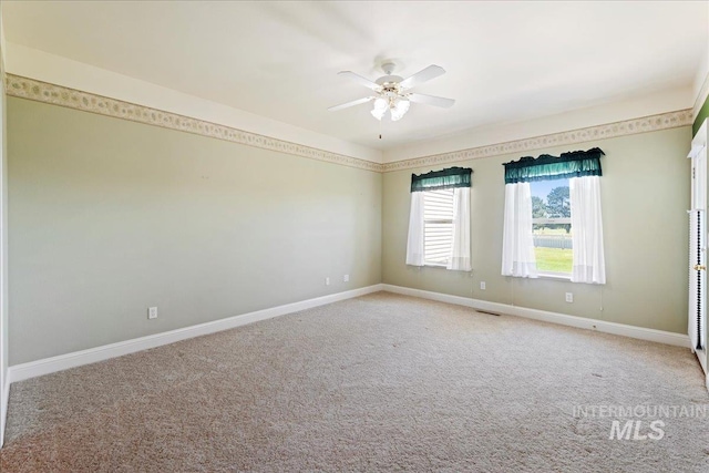 25090 The Driving Ln, Caldwell, ID 83607 - unfurnished room with a ceiling fan and light carpet