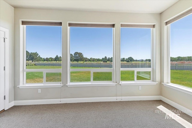25090 The Driving Ln, Caldwell, ID 83607 - unfurnished sunroom featuring a water view and plenty of natural light