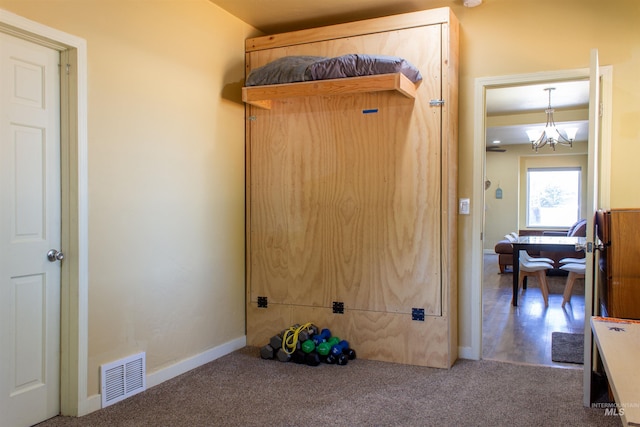 closet with visible vents