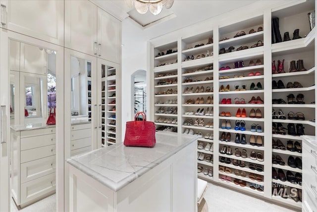 1122 W Two Rivers Ln, Eagle, ID 83616 - walk in closet with arched walkways