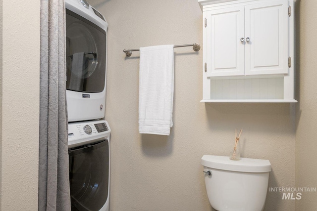 351 S 2nd Ave Unit 602, Ketchum, ID 83340 - laundry room with stacked washer and clothes dryer