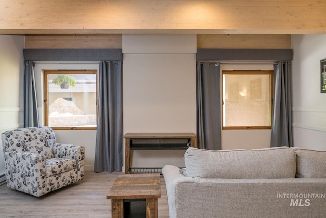 351 S 2nd Ave Unit 602, Ketchum, ID 83340 - living room with wood finished floors