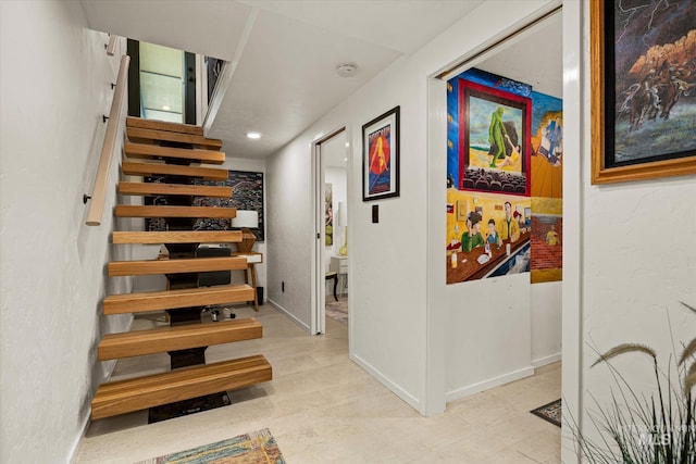 2402 Columbus, Boise, ID 83705 - stairs featuring recessed lighting and baseboards