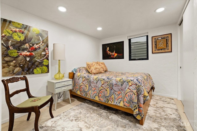 2402 Columbus, Boise, ID 83705 - bedroom with recessed lighting and baseboards