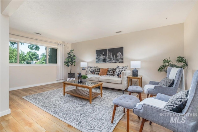 1134 N Camelot Dr, Boise, ID 83704 - living area with light wood-type flooring and baseboards