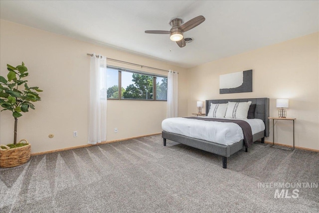 1134 N Camelot Dr, Boise, ID 83704 - bedroom with carpet and a ceiling fan
