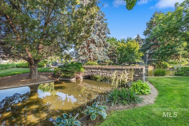 1134 N Camelot Dr, Boise, ID 83704 - surrounding community with a yard and a water view