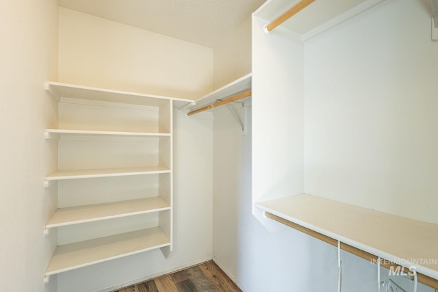 4709 Pioneer Ave, Caldwell, ID 83607 - spacious closet featuring dark wood-style floors
