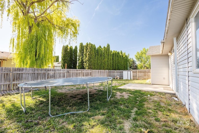 4709 Pioneer Ave, Caldwell, ID 83607 - view of yard featuring a trampoline