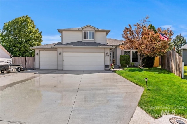 3012 Myrtlewood Way, Nampa, ID 83686 - traditional-style house with driveway and an attached garage
