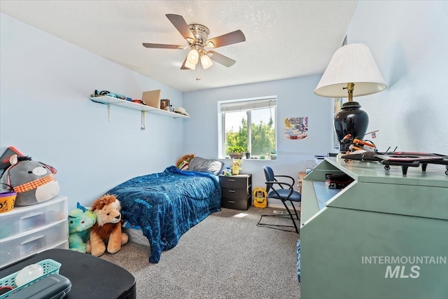 3012 Myrtlewood Way, Nampa, ID 83686 - bedroom featuring carpet floors and a ceiling fan