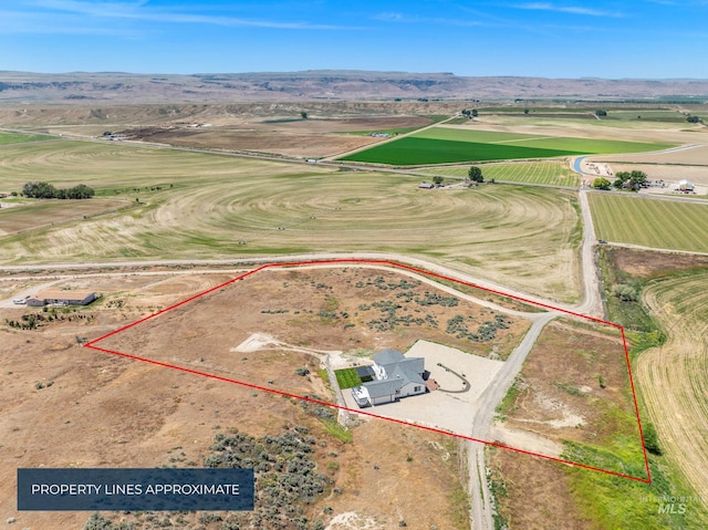 8142 US Highway 95, Marsing, ID 83639 - aerial view of sparsely populated area with property boundaries highlighted