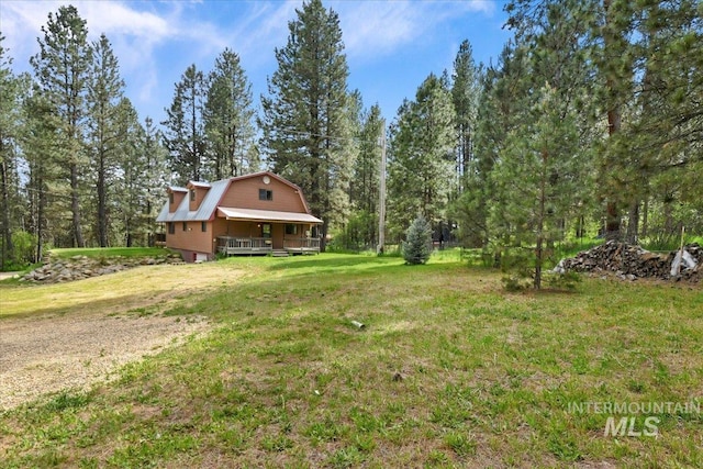 76 W Castle Creek Rd, Garden Valley, ID 83622 - view of grassy yard with view of scattered trees