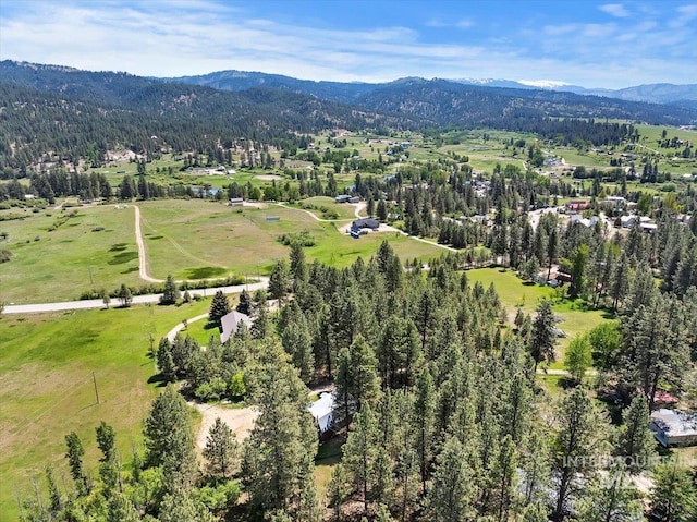 76 W Castle Creek Rd, Garden Valley, ID 83622 - aerial view of mountains