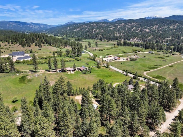 76 W Castle Creek Rd, Garden Valley, ID 83622 - view of rural area featuring mountains and a forest