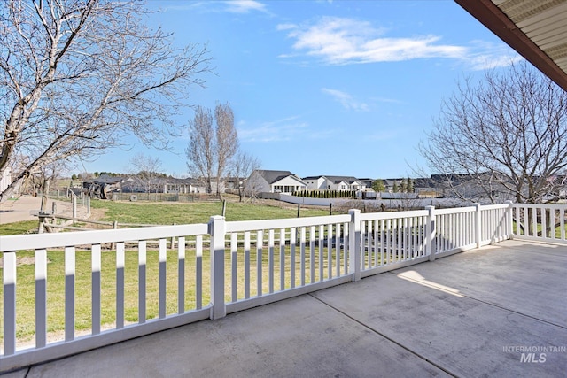 520 9th St, Middleton, ID 83644 - view of patio featuring a residential view
