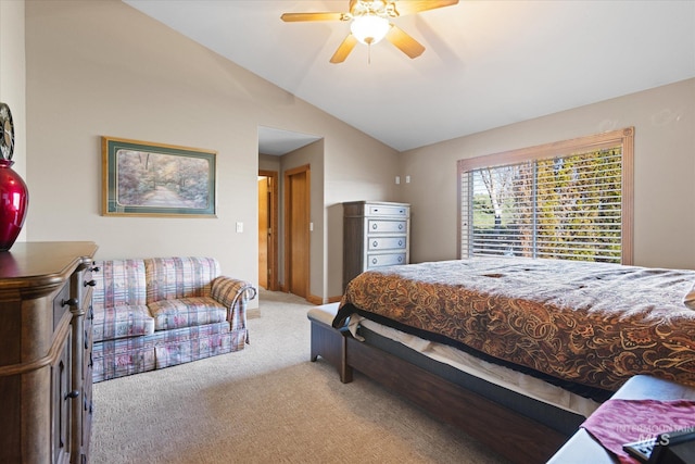 520 9th St, Middleton, ID 83644 - bedroom featuring carpet floors, ceiling fan, and vaulted ceiling