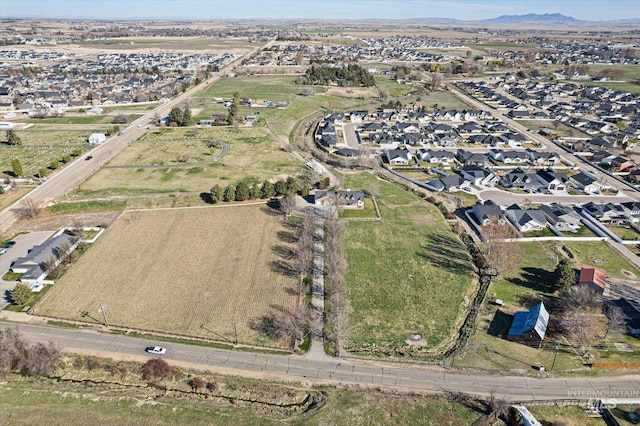 520 9th St, Middleton, ID 83644 - drone / aerial view with a rural view and a residential view