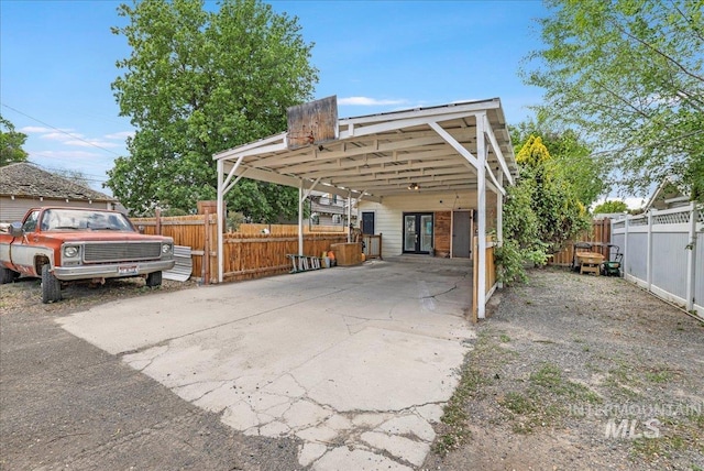 353 7th Ave E, Twin Falls, ID 83301 - view of parking / parking lot with concrete driveway and french doors