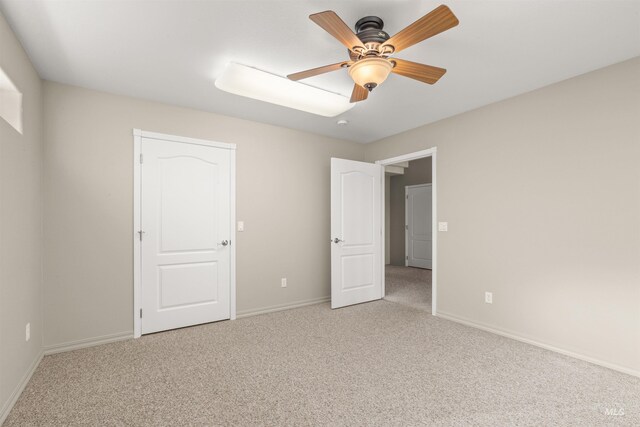 3017 Cypress St, Lewiston, ID 83501 - unfurnished bedroom featuring carpet flooring, baseboards, and a ceiling fan
