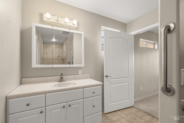 3017 Cypress St, Lewiston, ID 83501 - full bath with vanity and a tile shower