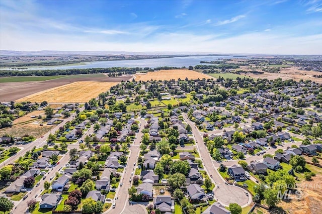 555 W Mulberry Loop, Nampa, ID 83686 - aerial view of residential area with a large body of water