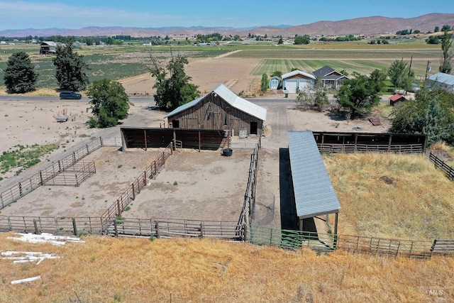 1507 Scheloske Rd, Weiser, ID 83672 - overview of rural landscape with a mountain backdrop