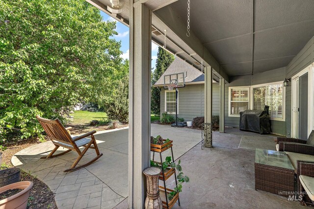 6114 N Cape Arago Pl, Boise, ID 83714 - view of patio / terrace with a grill
