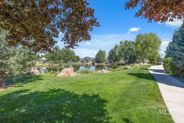 633 S Archstone Way, Boise, ID 83709 - view of green lawn featuring a water view