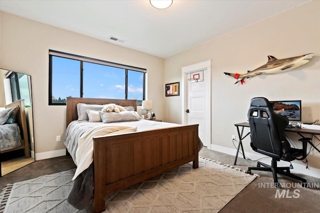 965 S Ranch House Way, Eagle, ID 83616 - carpeted bedroom featuring baseboards and an office area