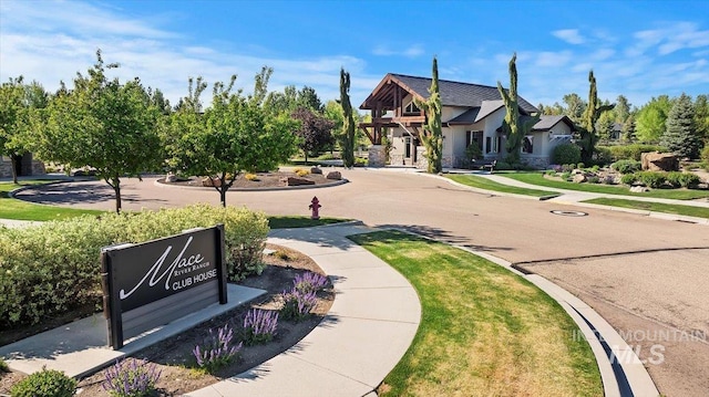 965 S Ranch House Way, Eagle, ID 83616 - view of asphalt street with sidewalks and curbs