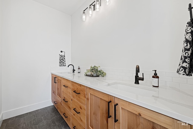 1305 N Big Star Pl, Eagle, ID 83616 - full bath with double vanity and baseboards