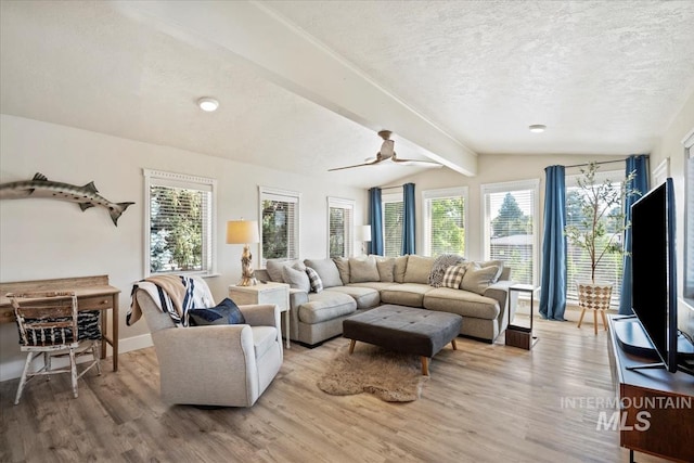 632 N Edgewood Ln, Eagle, ID 83616 - living area featuring a textured ceiling and light wood-type flooring