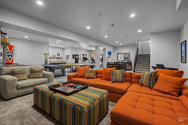 510 W Paso Fino Dr, Boise, ID 83702 - living room featuring light carpet