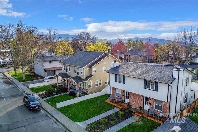 918 N 32nd, Boise, ID 83703 - aerial perspective of suburban area with a mountain backdrop