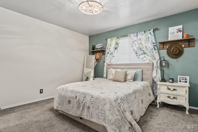 5609 Landsdown Ave, Caldwell, ID 83607 - bedroom featuring carpet floors, baseboards, and a textured ceiling