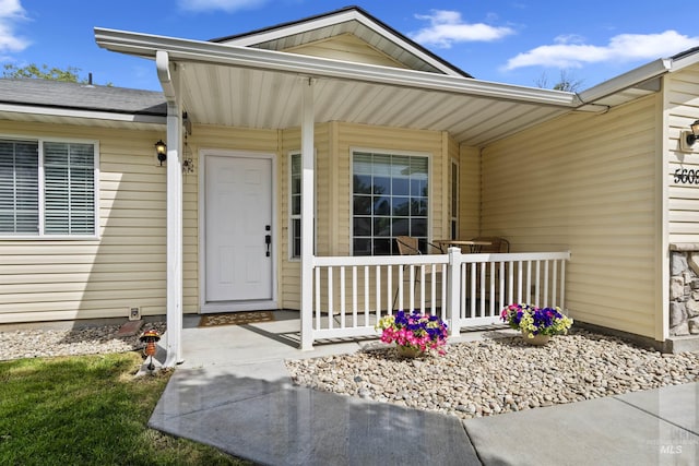 5609 Landsdown Ave, Caldwell, ID 83607 - property entrance with covered porch