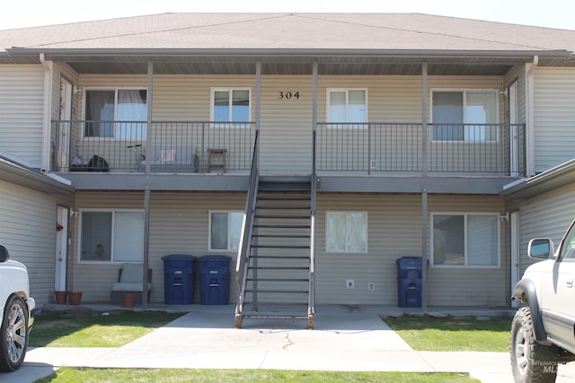 exterior space with stairway