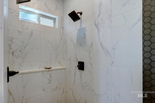 2581 N Tricia Way, Meridian, ID 83646 - full bathroom featuring a marble finish shower