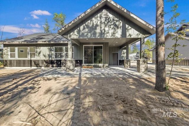 view of rear view of house