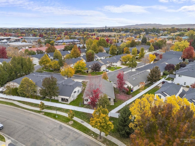 380 S Golden Eagle Ln, Eagle, ID 83616 - aerial view of residential area featuring a mountainous background