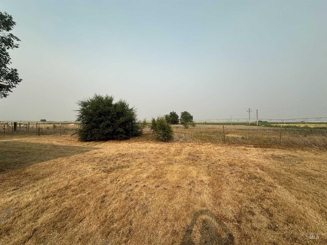 view of nature featuring a rural view