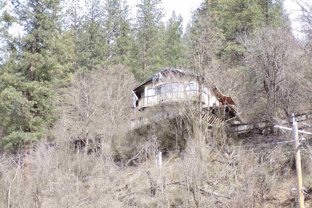 421 Dewey Ave, Orofino, ID 83544 - drone / aerial view with a forest view