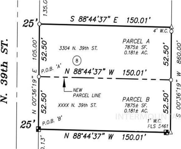 3304 N 39th St, Boise ID, 83703 land for sale